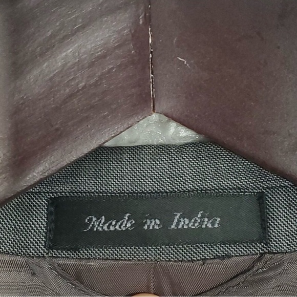 Hart Schaffner Marx Blazer Men’s 34R VGUC Grey 2 Button Double Vented - Picture 10 of 14